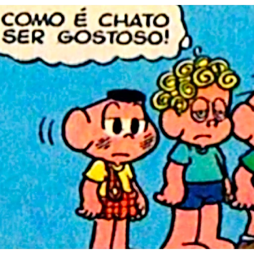 Figurinha: Turma da Mônica: Como é chato ser gostos