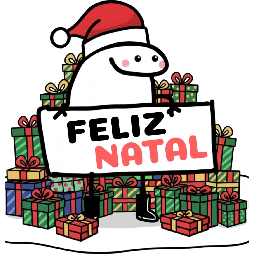 Figurinha: Flork Feliz Natal