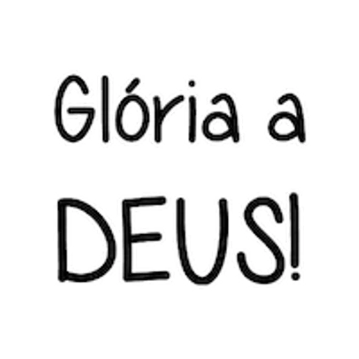 Figurinha: Glória a Deus