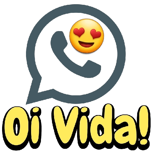 Figurinha: Oi Vida! Coração Apaixonado