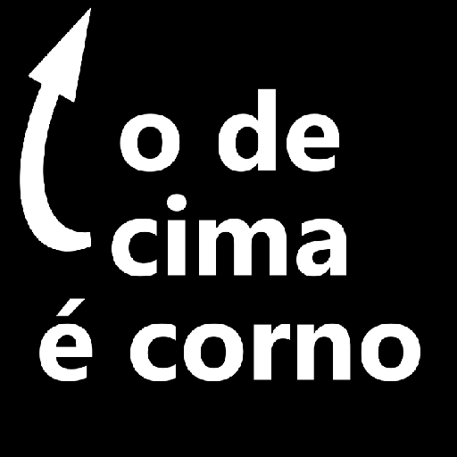 Figurinha: O de cima é corno