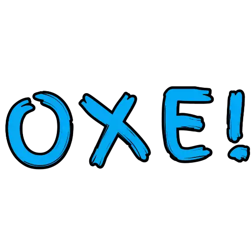 Figurinha: Oxe!