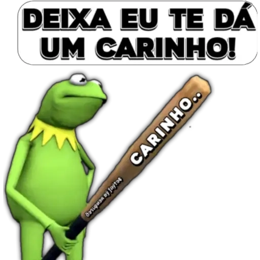 Figurinha: Kermit com taco