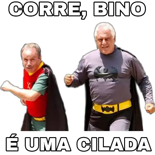Figurinha: Corre, Bino é uma cilada