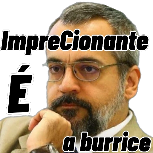 Figurinha: Impressionante é a burrice