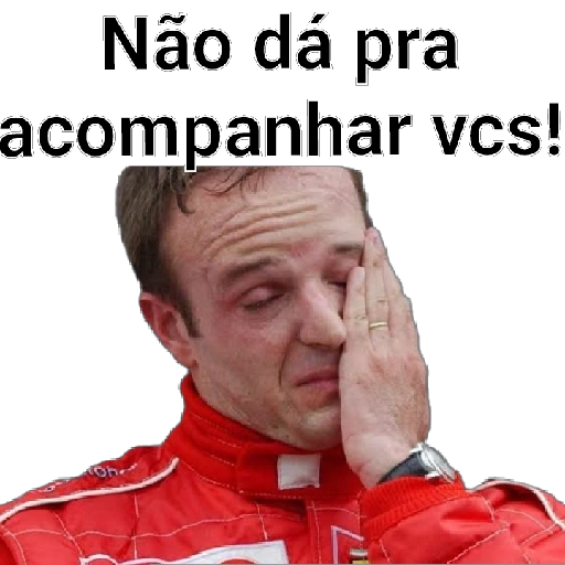 Figurinha: Não dá pra acompanhar vcs