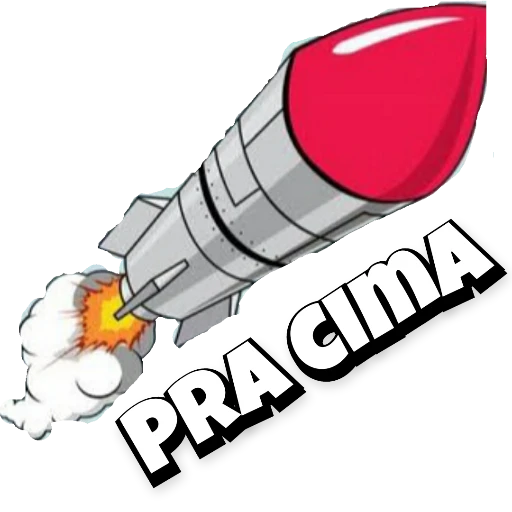 Figurinha: Foguete Pra Cima