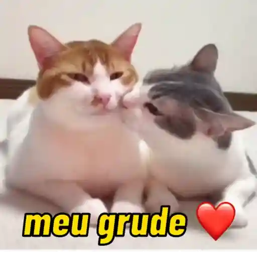 Figurinha: Gatos grudentos