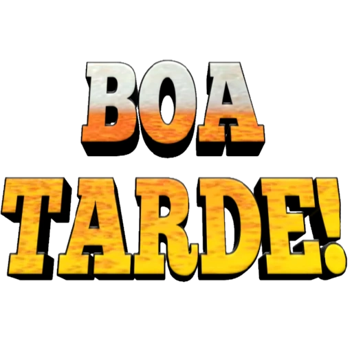 Figurinha: Boa Tarde!