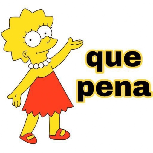 Figurinha: Lisa Simpson - Que Pena