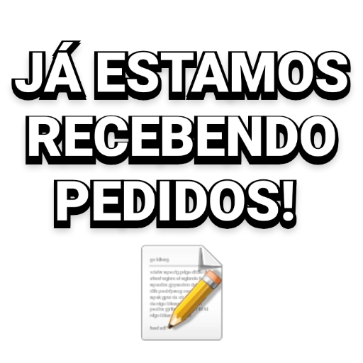Figurinha: Pedidos a caminho!