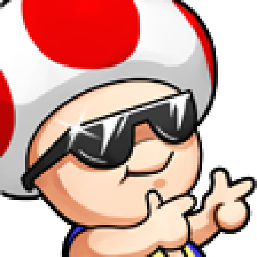 Figurinha: Toad de Óculos Escuros