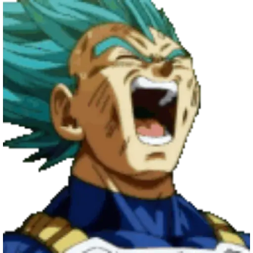 Figurinha: Vegeta Gritando
