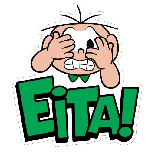 Figurinha: Chico Bento 'Eita!'
