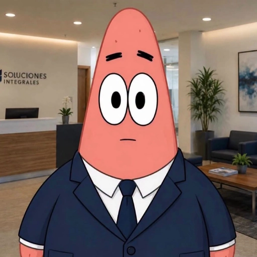 Sticker: Patrick Star in a Suit