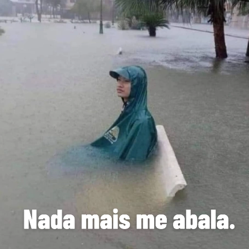 Figurinha: Nada mais me abala