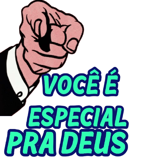 Figurinha: Você é especial pra Deus