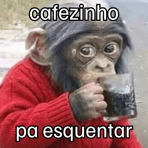 Figurinha: Cafezinho pa esquentar