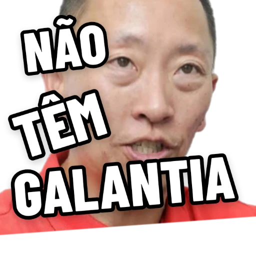 Figurinha: Não tem garantia