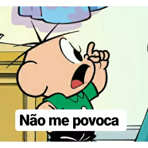 Figurinha: Não me provoca