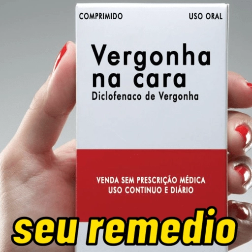 Figurinha: Vergonha na Cara Seu Remédio