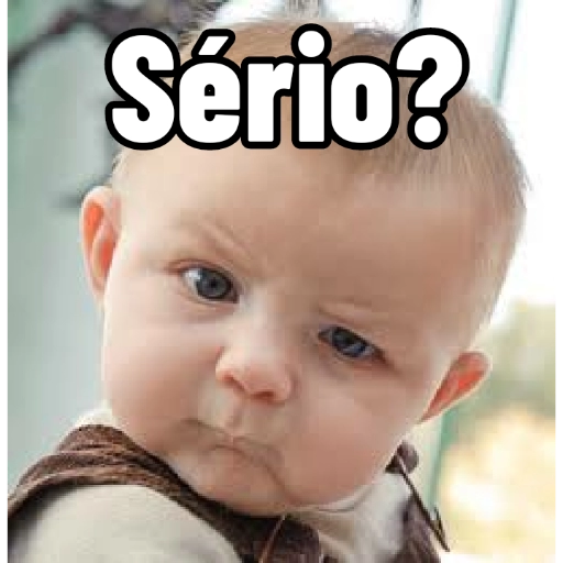 Figurinha: Bebê questionador