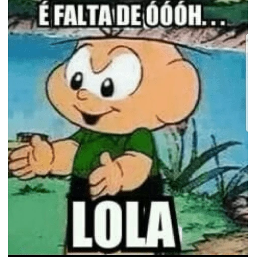 Figurinha: Cascão: É falta de óóóh...