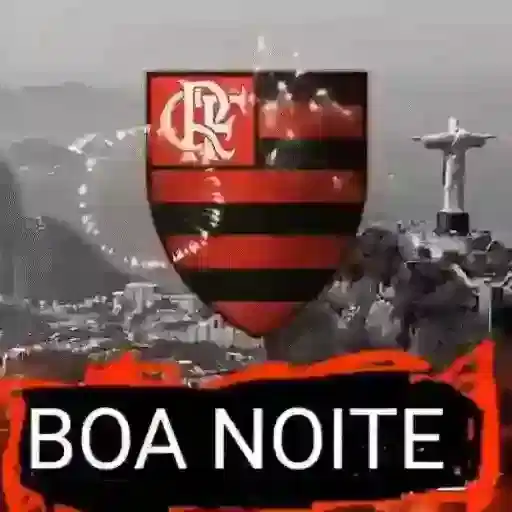 Figurinha: Boa noite, Flamengo!
