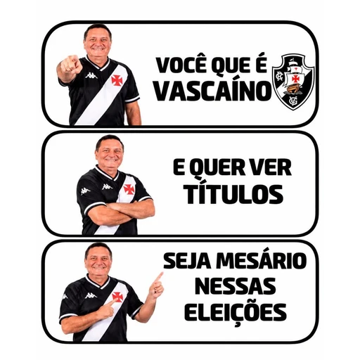 Sticker: Vascaíno quiere ver títulos