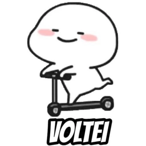 Figurinha: Voltei