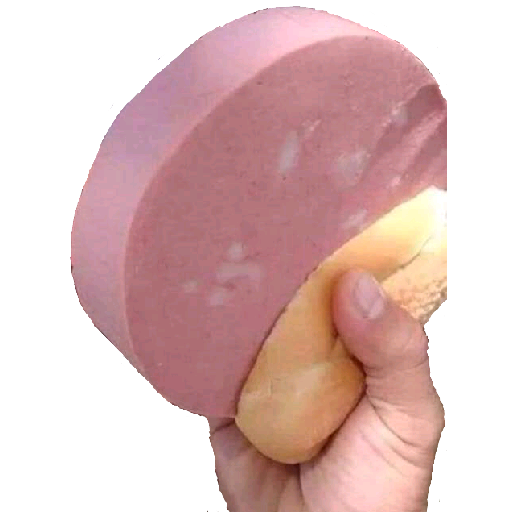 Figurinha: Mortadela no pão