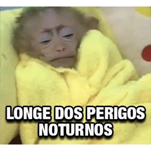 Figurinha: Macaco enrolado LONGE DOS PERIGOS NOTURN