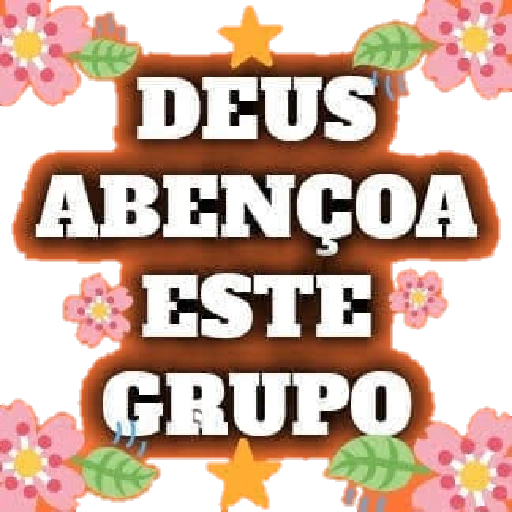 Figurinha: Deus abençoe este grupo