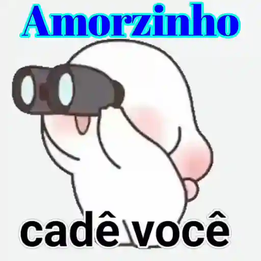 Figurinha: Amorzinho procurando você