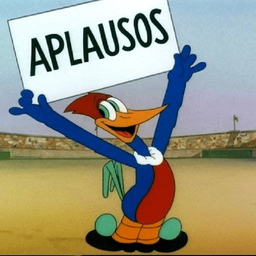 Figurinha: Pica Pau Aplausos