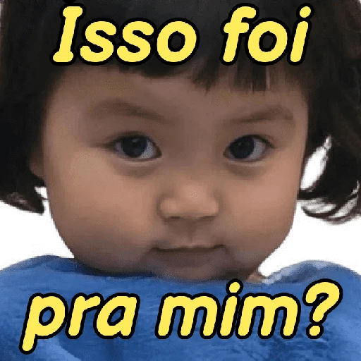 Figurinha: Isso foi pra mim?
