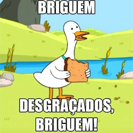 Figurinha: Pato Briguem Desgraçados
