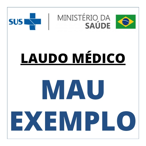 Figurinha: Laudo Médico Mau Exemplo