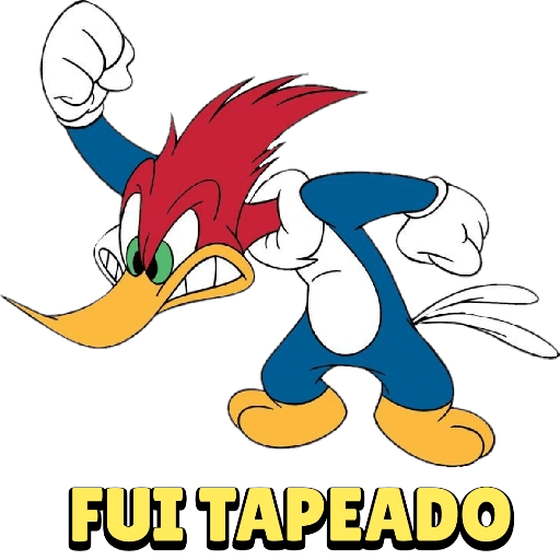 Figurinha: Pica Pau Fui Tapeado