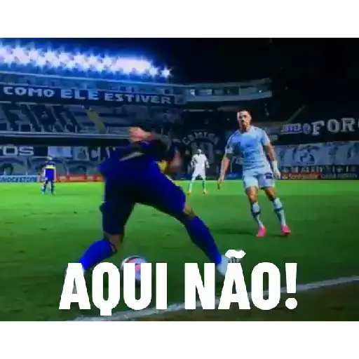 Figurinha: Futebol: Aqui Não!