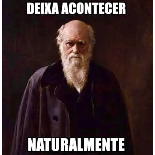 Figurinha: Charles Darwin: Deixa Acontecer