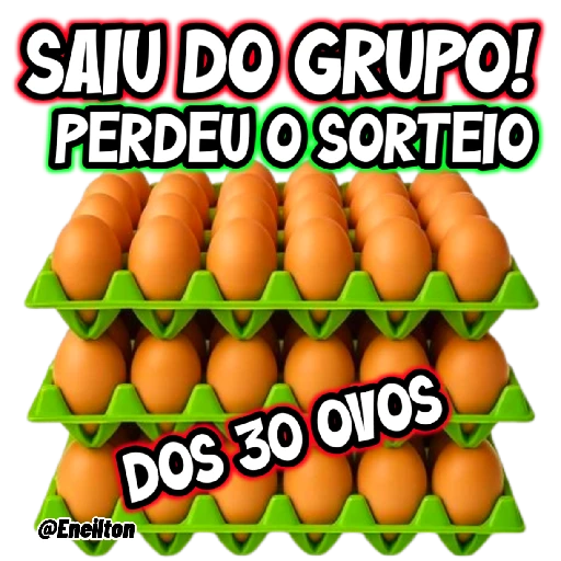Figurinha: Saiu do grupo! Perdeu o sorteio
