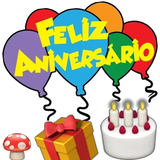 Figurinha: Feliz Aniversário