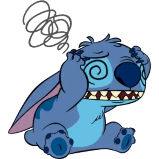 Figurinha: Stitch tonto