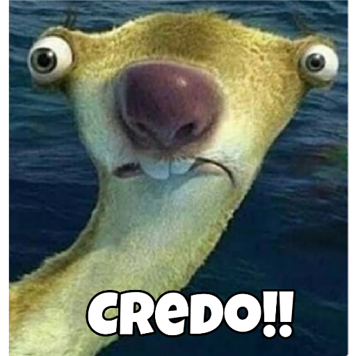 Figurinha: Sid - Credo!!