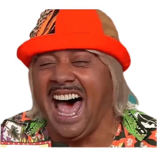 Figurinha: Rindo muito com o Seu Jorge