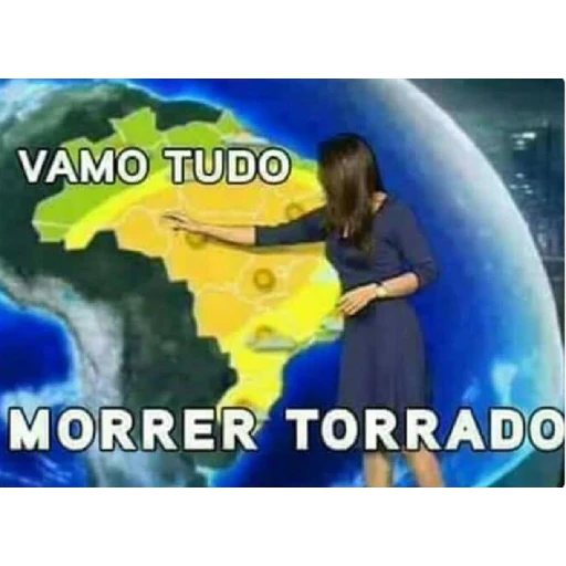 Figurinha: Vamos tudo morrer torrado