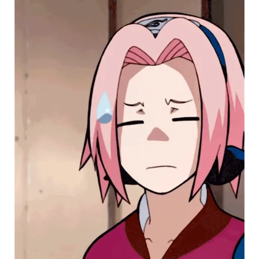 Figurinha: Sakura Confusa