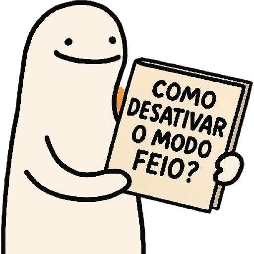Figurinha: Como Desativar o Modo Feio?