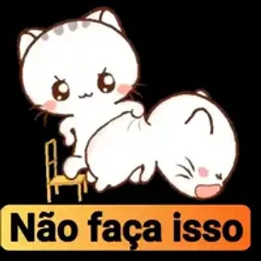 Figurinha: Gatinhos travessos